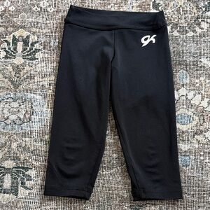 GK Kids Classic Black Capri Leggings CM